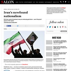 Iran's newfound nationalism - GlobalPost