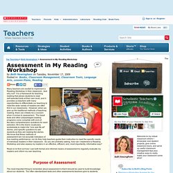 Beth Newingham: Assessment in My Reading Workshop