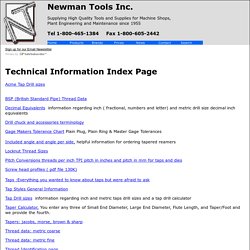 Newman Tools technical directory index page
