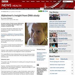 Alzheimer's insight from DNA study