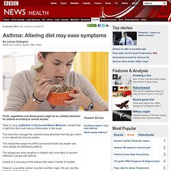 Asthma: Altering diet may ease symptoms