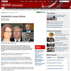 Australia's coup culture
