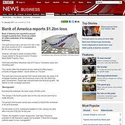 Bank of America reports $1.2bn loss