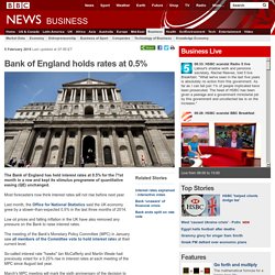 Bank of England holds rates at 0.5%