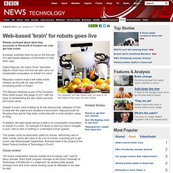 Web-based 'brain' for robots goes live