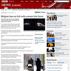 Belgian ban on full veils comes into force