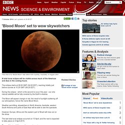 'Blood Moon' lunar eclipse seen in Americas and E Asia