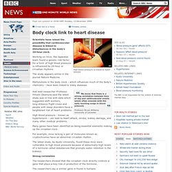 Body clock link to heart disease