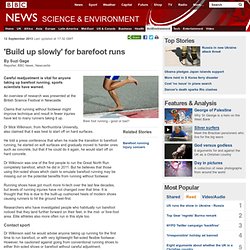 'Build up slowly' for barefoot runs
