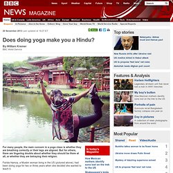 Does doing yoga make you a Hindu?