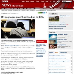 UK economic growth revised up to 3.2%