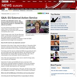 Ablenkung - BBC News - Q&A: EU External Action Service