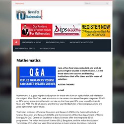 News for Mathematics: Mathematics