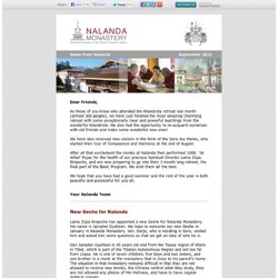 News from Nalanda