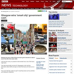 Glasgow wins 'smart city' government cash