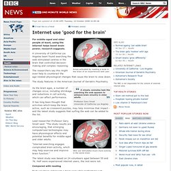 Internet use 'good for the brain'