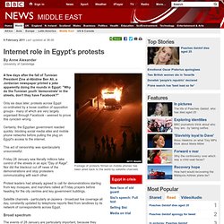 Internet role in Egypt's protests