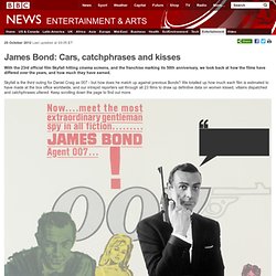 James Bond: Cars, catchphrases and kisses