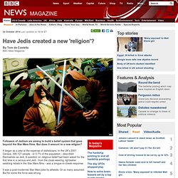 Have Jedis created a new 'religion'?
