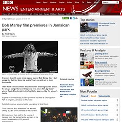 Bob Marley film premieres in Jamaican park