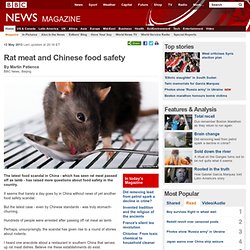 Rat meat and Chinese food safety - FrontMotion Firefox