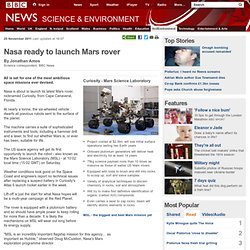 Nasa ready to launch Mars rover