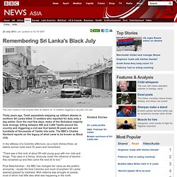 Remembering Sri Lanka's Black July