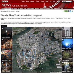 Sandy: New York devastation mapped