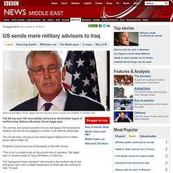 US sends more military advisors to Iraq