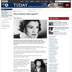 Coco Chanel: Nazi agent?