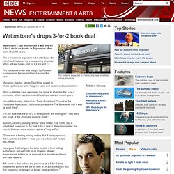 Waterstone's drops 3-for-2 book deal