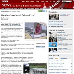 Weather 'cost rural Britain £1bn'