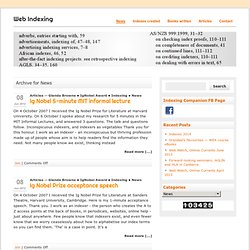 Web Indexing - Iceweasel