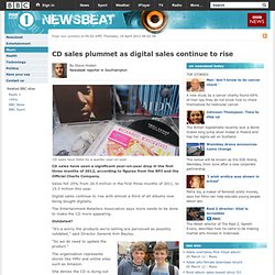 Newsbeat - CD sales plummet as digital sales continue to rise