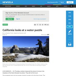 California looks at a water puzzle
