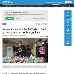 Kansas City police lead efforts to feed growing numbers of hungry kids
