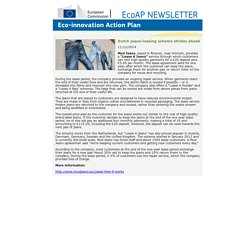 EcoAP Newsletter - Eco-innovation Action Plan