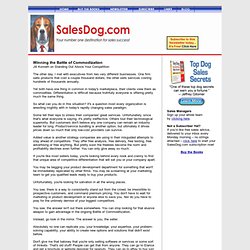 The Free Newsletter for Sales Professionals