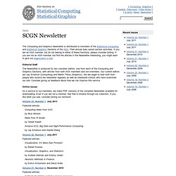 Newsletter. ASA Statistics Computing and Graphics