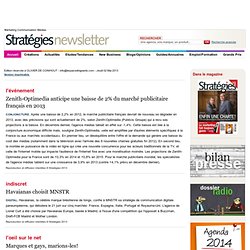 Newsletter Stratégies – [02/05/2013]