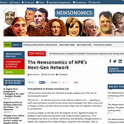 The Newsonomics of NPR’s Next-Gen Network