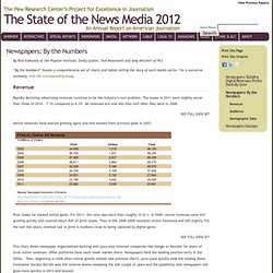 Newspapers: By the Numbers
