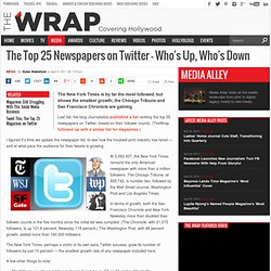 The Top 25 Newspapers on Twitter