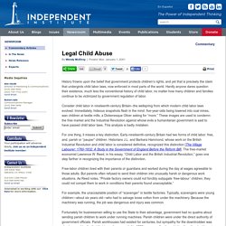 Legal Child Abuse: Newsroom: The Independent Institute