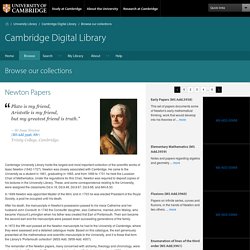 Cambridge Digital Library - University of Cambridge