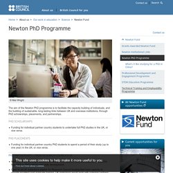 Newton PhD Programme