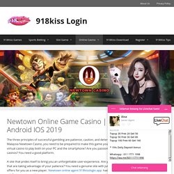 Newtown Login Android IOS 2019