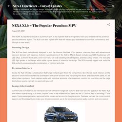 NEXA XL6 – The Popular Premium MPV