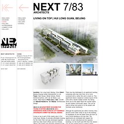 NEXT Architects - NEXT projects