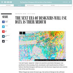 The Next Era of Designers Will Use Data as Their Medium